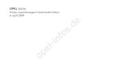 Preise, Ausstattungen & technische Daten 6. April 2009 ... · 6.04.2009  · Astra Caravan Selection “110 Jahre“ Edition INNOVATION “110 Jahre“ Sport ohne MwSt.Motor Getriebe