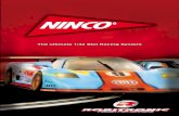 The ultimate 1/32 Slot Racing System - Robitronic NINCO bietet das umfangreichste Sortiment an Streckenabschnitten an, um individuelle Strecken entwerfen zu können. Drei unterschied-liche