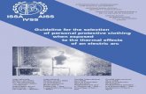 ISSA AISS IVSS - Obility · 2004. 11. 5. · IVSS 1 E. Guideline for the selection of personal protective clothing when exposed to the thermal effects of an electric arc. 4. 1 List