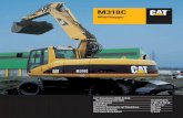 M318C - LECTURA Specs0c9).pdf · M318C Mobilbagger ® Cat® Dieselmotor 3056E ATAAC Nennleistung (ISO 9249) 113 kW/154 PS Einsatzgewicht 17 800–19 700 kg Löffelinhalt 0,35–1,09