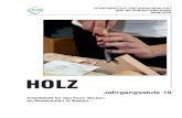 10 Holz20 schmaler Kasten - Startseite - ISB · 2013. 1. 14. · Werkstoffkunde Die Spanplatte wurde in kurzer Zeit zum Klassiker. Im Fachhandel wird sie z. B. bezeichnet als P2 =