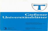 Gießener - GHG · 2017. 4. 9. · Prof. Dr. phil. Manfred Menke, vorher Kon servator beim Bayerischen Landesamt für Denkmalpflege. Mathematik Professur (C 4) für Algebra: Prof.