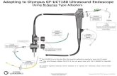 Olympus(10)M GF-UCT180 Revision: 04/06/2018 - Custom ......2018/04/06  · Olympus GF-UCT180 Ultrasound Using M-Series Type Adapters Endoscope #16010 #16002M Suction Channel Adapter