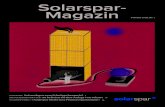Solarspar- Magazin ... Solarspar-Magazin 3 Im November 2017 sorgte das renommierte Paul Scherrer Ins-titut