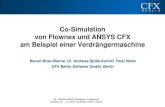 Co-Simulation von Flownex und ANSYS CFX am Beispiel einer Verdrängermaschine · PDF file 2018. 10. 29. · 36. CADFEM ANSYS Simulation Conference October 10 – 12, 2018, Congress