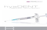 hyaDENTpuredental.ch/.../hyaDENT_brochure_2015_dt_lowres.pdfhyaDENT – optimiert für den parodontalen Behandlungserfolg hyaDENT und hyaDENT BG stellen auf der Basis von Hyaluronsäure