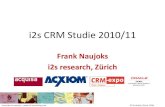 i2s CRM Studie 2010/11 - CAS Education...Summary Definition Status-Quo CRM-Markt in DACH Prioritäten 2010 CRM-Zufriedenheit Pre-Sales-Informationen Implementierung Betriebsphase Anbieterauswertungen