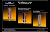 Kolonnen columns · 2020. 9. 8. · Kolonnen columns Füllkörperkolonnen Packing columns Vigreux Kolonnen Vigreux columns Kundenspezifische Kolonnen Custon made columns E-Mail: info@KGW-ISOTHERM.COM