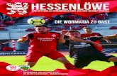 Die Wormatia zu Gast - KSV Hessen Kassel · 2017. 10. 27. · 4. TSV Steinbach 24 5. Waldhof Mannheim 24 6. SC Freiburg II (N) 24 7. SV Elversberg 23 8. TSG Hoffenheim II 22 9. VfB