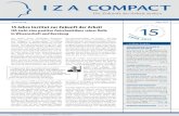 IZA COMP ACTftp.iza.org/compacts/iza_compact_de_42.pdf · 2013. 3. 28. · IZA COMP ACT März 2013 Institut zur Zukunft der Arbeit | I Z A COMPACT Mrz 13 >> I iese Ausgabe Die Zunft