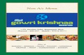 Shri Gowri Krishnaa - Restaurant | Simply VEG...Malai Koftha Veg Koftha Stuffed Capsicum Navarathna Kuruma Aloo Mutter Mushroom Khaju Masala Paneer Tikka Masla Veg Jalfrezi Paneer