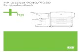 HP LaserJet 9040/9050h10032.DEWW Leistungsmerkmale und Vorteile des Druckers 9 • Optionaler 3.000-Blatt-Hefter/Stapler: Ermöglicht das Heften von bis zu 50 Blatt Papier