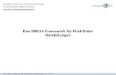 Darstellungen Das GMETA Framework für First-Order · 2014. 2. 11. · Das GMETA Framework für First-Order Darstellungen, Februar 2014 Fallstudien nach Kriterien Overhead, Einstiegskosten