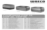 CoolFreeze CDF18, CDF36, CDF46 · 2017. 3. 10. · CoolFreeze CDF18, CDF36, CDF46 CDF36 CDF46 CDF18 DE 5 Kompressor-Kühlbox Bedienungsanleitung EN 21 Compressor Cooler Instruction