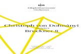 dirigiertdirigiert Bruckner 8 - Elbphilharmonie...Wiener Philharmoniker unter Hans Richter erstmals zu Gehör brachten, wurde er auf das Podium gerufen. Am Ende des Konzerts musste