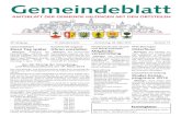 Gemeindeblatt - Hilzingen Gemeindeblatt AMTSBLATT DER GEMEINDE HILZINGEN MIT DEN ORTSTEILEN Hilzingen