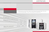 HITACHI Drives & Automation - Frequenzumrichter Serie SJ700D / … · 2017. 5. 10. · Hitachi Frequenzumrichter der Baureihe SJ700D bzw. SJ700 High Power bieten bei nahezu allen