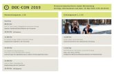 DOC-CON 2019 Promovierendenkonferenz Baden …...Dr. Andreas Eizinger, SGBM, Universität Freiburg Akademische Integrität in der Forschung 11.50 Uhr Jan Leendertse, Rechenzentrum,