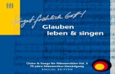Glauben leben & singen - bplacedjubal.bplaced.net/media/files/mc5.pdfKlaus Heizmann. Nach den Notenausgaben „86 Ton-sätze für Männerchor“ – ein Nachdruck von gern gesungenen
