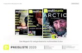 PREISLISTE 2020 - MultiManiamulti-mania.net/downloads/multimaniaMediadaten2020.pdf · 2020. 3. 27. · schnell das Handtuch warfen. Bei FI-NAL FANTASY XIV wird der Spieler jedoch