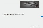 Kugelgewindetriebe - NADELLA · 2017. 6. 12. · B15-64 B Technische Grundlagen (separat) A Typenübersicht Typ SBN Steigungsversatz Hohe Geschwindigkeit Typ SDA Kompakt Hohe Verfahrgeschwindigkeit