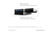 Revox · 2013. 11. 18. · Revox Gesamtsortiment Bildpreisliste Dezember 2013 Bitte beachten Sie, dass die angegebenen Preise Stückpreise inkl. 8.0 % MwSt. sind. Irrtümer und technische