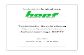 Technische Beschreibung - hopf Elektronik GmbH...stab und verschiedenen Kondensatoren, ist auf 77,5 kHz abgestimmt. Die Eigenschaften des Schwingkreises werden im wesentlichen vom