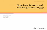 Swiss Journal online und o ine of Psychology - VDU · 2017. 7. 12. · ality theory (Astrauskaite & Kern, 2011). To provide additional insight into the personality attributes of the