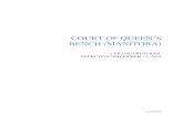 COURT OF QUEEN BENCH (MANITOBA)...Œ 3 Œ Version 1.0 November 07, 2018 5. Each e-document or set of e-documents being emailed must be accompanied by a QB e-Filing Form that: a. identifies