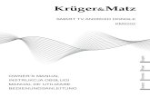 Krüger - Kruger&Matz...21 Owner’s manual English 2. Getting Started 2.1 Basic Operations 2.1.1 Power On/off 1. Connect the KM0202 to the TV with HDMI port , connect KM0202 to the