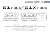 Multi-Effects Processor G1 FOUR/G1X FOUR â€“ Aufbau 5 Bezeichnung der Elemente 7 Einsetzen der Batterien