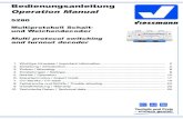 Bedienungsanleitung - Viessmann Modelltechnik GmbH · 2019. 4. 10. · Digital-zentrale Digital command station Sekundär 0-10-16 V~ 16 V Primär 230 V~ Gefertigt nach VDE 0570 EN