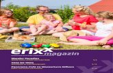 magazin - Erixx · 2019. 6. 5. · 4 erixx Magazin < 02/2018 Kundenzentrum Sie haben Fragen zu Tarifen, Fahrzeiten, Service, benötigen Beratung zu ... Wanderung ist das Eisenbahn