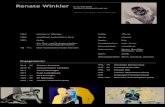 REN Lebenslauf theater 32Renate Winkler 1967: geboren in Tübingen 1984: einjähriger Aufenthalt in Paris 1987: Abitur div. Chor- und Orchesterarbeiten, u.a. im Landesjugendorchester