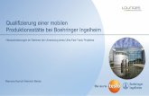 Qualifizierung einer mobilen Produktionsstätte bei Boehringer Ingelheim … · 2020. 2. 4. · Tablet Press. Fette FE 55. Coater. Bohle BFC 400 ~ 9 months • Keine Perfektion