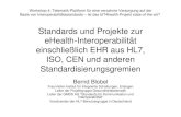 Standards und Projekte zur eHealth-Interoperabilität ... · Interoperability & Innovation Semantic interoperability Functional interoperability • Main Entry: in·ter·op·er·a·bil·i·ty