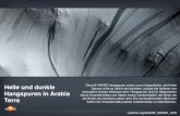 Helle und dunkle Hangspuren in Arabia · 2013. 2. 20. · Helle und dunkle Hangspuren in Arabia Terra uahirise.org/de/ESP_022405_1910 Obwohl HiRISE Hangspuren schon zuvor fotograﬁerte,