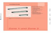 Zone 1 und Zone 2 - ELEKTROPLANET · 2019. 3. 9. · 58/65 W: PTB Nr. Ex - 91.C.1047 2 Stift-Ausf hrung — 18 W, 36 W, 58 W: PTB 97 ATEX 2031 Kennzeichnung CE CE Lampenbest ckung