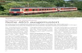 ÖSTERREICHISCHE BUNDESBAHNEN Reihe 4855 ......ML Die Österreichischen Bundes- bahnen (ÖBB) haben die beiden Triebwagen der Reihe 4855 zum 30.September 2017 offiziell aus- gemustert.