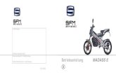 Betriebsanleitung MADASS E - SFM BIKESBetriebsanleitung MADASS ESFM Bikes Distribution GmbH Strawinsky-Straße 27b · D-90455 Nürnberg E-Mail: info@sfm-bikes.de · 2015 03 006 Ihr