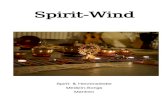 Spirit-Wind · 2020. 12. 11. · Spirit-Wind Deutsch 1. Agni Agni 2. Das Wasser, das Feuer 3. Das weiche Wasser 4. Der Wald 5. Du bist die Eine 6. Frau Holle 7. Gib mir Kraft mein