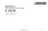 Karcher Outlet - Ersatzteilliste Spare Parts List Liste des pièces de … Washers/K 330 M... · 2017. 3. 30. · Ersatzteilliste Spare Parts List Liste des pièces de rechange K