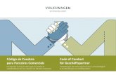 Código de Conduta Code of Conduct para Parceiros Comerciais - … · 2021. 2. 15. · 9.2 (Requisitos dos materiais) da Norma VW 99000 (Requisitos gerais para o exercício de contratos