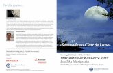 Sérénade au Clair de Lune - Benediktinerkloster Mariastein · 2019. 9. 23. · Heute ist er Zuzüger im Sinfonieorchester Basel und als Soloposaunist im Basler Festival-Orchester