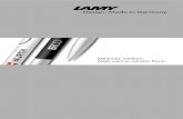 Mit Lamy werben: Mehrwert in reinster Form.kesslerundloss.de/index_htm_files/LAMY.pdf · 2013. 1. 27. · LAMY pur 8 LAMY logo 10 LAMY tipo 12 Lamy Set-Angebote 14 LAMY 2000 16 LAMY