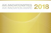 AVK-INNOVATIONSPREIS AVK INNOVATION AWARD · 2018. 11. 20. · AVK has been honouring special innovations in fibre-reinforced plastics (FRP)/composites for ... -Tooling-Gelcoat is