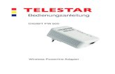 DIGIBIT PW 500 - TELESTAR-DIGITAL GmbH · 2020. 10. 26. · Das Webinterface des Powerline-Adapters PW500 Das Webinterface dient der erweiterten Konfiguration Ihres PW500. Es bietet
