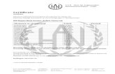 Certificate · 2013. 10. 16. · Kto.-Nr. 0100797512 Fon: +49 (0) 711 358720 -20 Fax: +49 (0) 711 35872049 Amtsgericht Stuttgart HRB 72557 Steuer-Nr. 59340/22579 Certificate Zertifikat