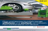 Prüftechnik · 2010. 6. 11. · 1 Stück 1 693 600 001 Abstandsbolzen für Mercedes-Benz und ... bietet Bosch den Werkstätten die geeignete Prüftechnik für alle Betriebsgrößen