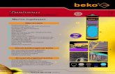 beko GmbH - Produktinfo · 2020. 6. 9. · Mit beko Glättemittel glättbar Kombiniert Dichten und Kleben Reagiert mit Feuchtigkeit Härtet schnell aus Marine zugelassen Tackcon Flexibler